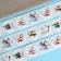 Stickers in the roll "Deer", 500 pcs, 3.8 x 3.8 cm