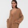 Cardigan female, beige color, one size (42-46)