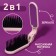 The comb is massage, folding, with a mirror, 3 × 10 cm, color mix
