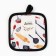 Kitchen set of the “cook” shares: a tack 16x16 cm - 2 pcs, 100% p/e