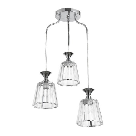 Bayerlux "Diban" 3he27 40W silver 35x35x65 cm