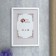 Photo frame Pine C14 21x30 cm, 03 white (plastic screen)