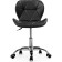 Computer chair Trizor Metal/Eco -leather, Chrome/Black 53x53x69 cm
