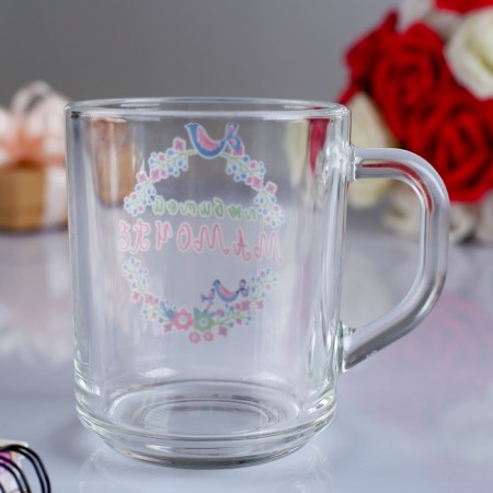 Mug "beloved mommy" birds, 200 ml-1