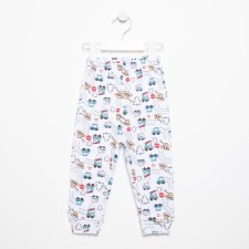 Boy slider, white/transport, height 68-74