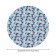 Tables on the table "Spring", round, oxford, elastic band, size 120x120 cm, diameter 75-100 cm