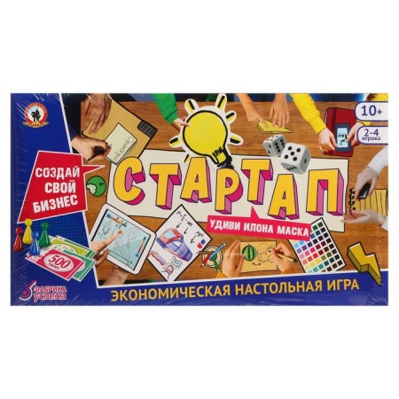 Economic board game "Startup"-1