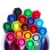 Flomasters 18 flowers in plastic tube ventilated cap jungle
