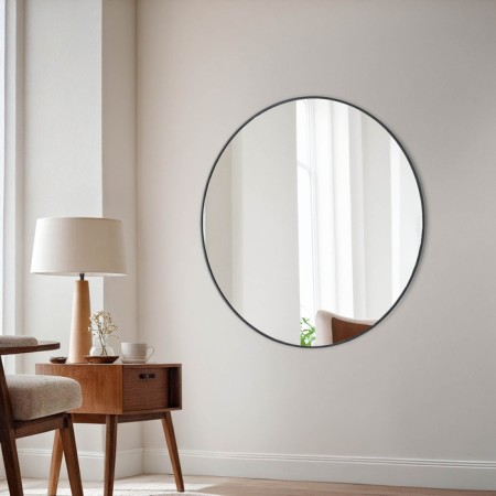 Mirror "Black matte", wall, 100 × 3 cm