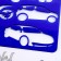 Stencil for kids "Transport" with coloring