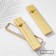 Gift box for a bracelet/clock/chain "Eucky", 21 × 4 (the size of the useful part is 20.5 × 4 cm), color gold