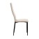 Chair "wave", black/velor cream