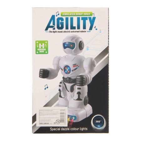 Wanderer robot, light and sound effects, works from batteries-2