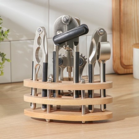 A set of Veles kitchen tools, 4 items, on a stand-1