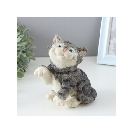Копилка "Хитрый котик" 14х10х16см