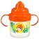 Children's player with solid nose "Girafik", 150 ml., With handles, color orange color