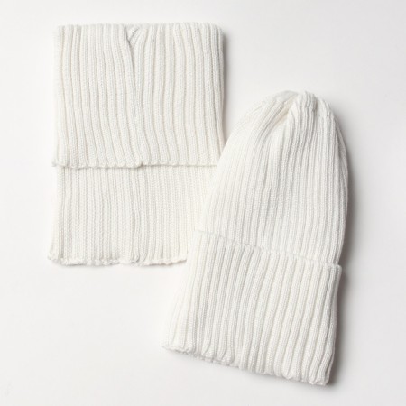 Kit for children (hat, snood) minku river 52-54, milk color-5