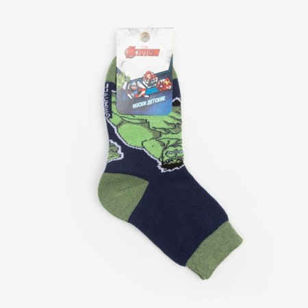 Children's socks "Hulk", Avengers, 16-18 cm-4