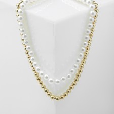 Beads with pearls 