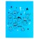 A4, 180 μm folder, calligrata "monsters", translucent, with a print. Mix