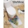 The toilet rug "Fairytale", anti -slip, size 50x50 cm