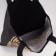 Bag-shop leaves without lightning, without lining, black color