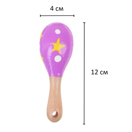 Marakas "Mini", mix, length: 12 cm-4