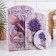A set of 2 cutting boards + stand "lavender bouquet" 15x25 cm, 18x30 cm, 12x12 cm