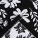 Ethel napkin Flowers Black 30x45 cm View 1, 100% PE, 370 g/m2