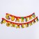 Girland on the eyelets "Happy Birthday!", Length 240 cm, Avengers