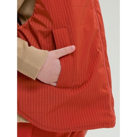 Vest for girls, height 116 cm, orange color-10