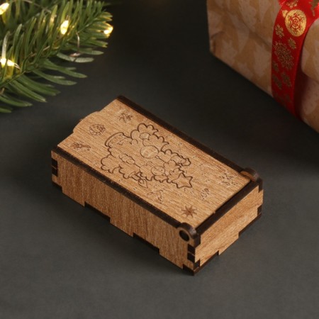 New Year's box "Christmas tree" 7x4x2 cm-3