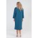 Female dress, size 64, turquoise color