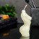 Figure candle "Female Crystal" Milk, 10cm