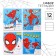 A set of notebooks 12 pieces, 12 sheets, September 1, in a ruler, a covered paper cover, spider-man