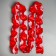 Set on the car "Guest" elite tape with an angle on the hood, 4 bows on pens, red