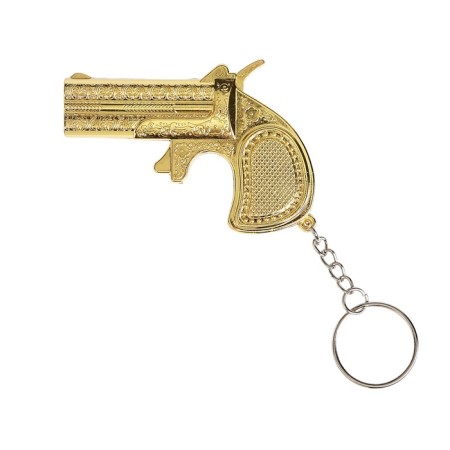 Gas lighter "Golden Pistol", 7.3 x 5 cm-1