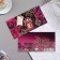 Money envelope "On Birthday!" embossing, purple color, 16.5x8.5 cm