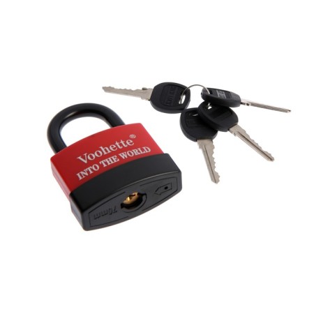 The castle is hinged, 70 mm, copper cylinder, moisture -proof, short puff, 3 keys mix-10