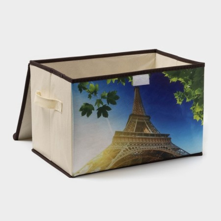 Stelly box for storage with the Eiffel Tower lid, 38 × 25 × 24 cm-2