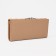 Women's wallet on magnets, beige color