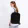 Backpack School Textile Nazamok, 38x27x13 cm, black color