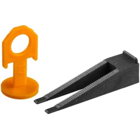 SVP bison 3384-H50, set: 50 + 50pcs (1.7 mm clamp + wedge), in a bucket