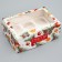 Folding box for 6 cupcakes with the window "Happiness in the New Year", 25 x 17 x 10 cm, New Year