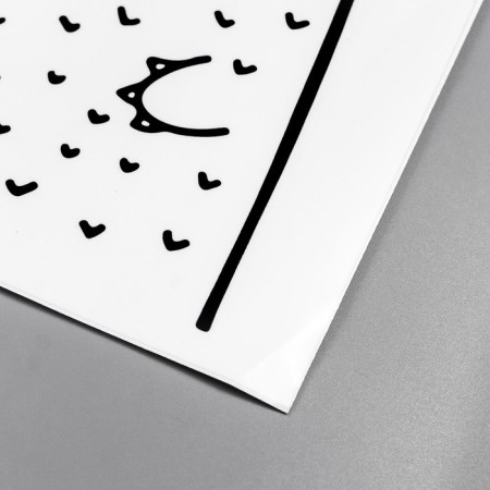 Sticking plastic interior black "Dragosh" 29x26 cm-2