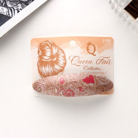 Hair hairpin "Silva" Patterns, 9 cm, mix-3