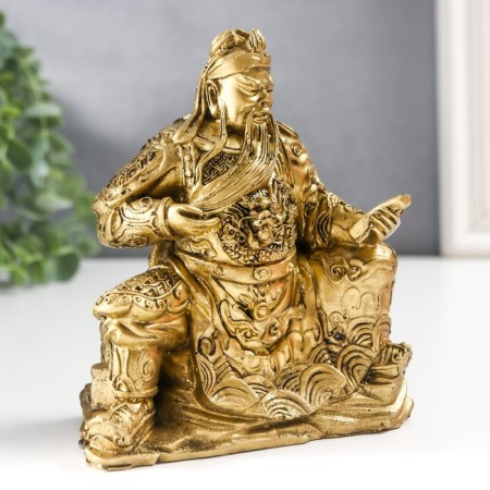 NECK Polystone for bronze "Guan Gun" 13x6.5x11.5 cm-1