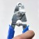 Manual clipsator for mesh