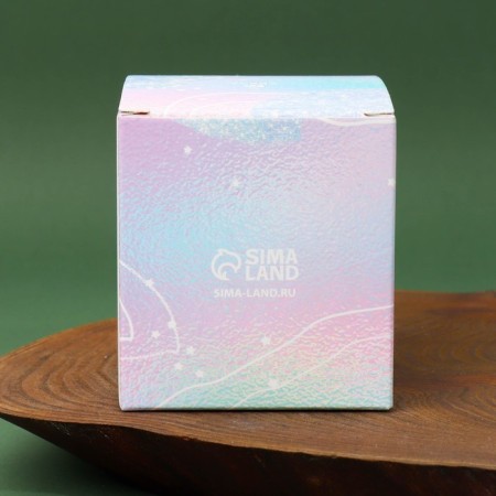 New Year's candle in a glass "Winter-wizard time", vanilla aroma-5