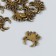 Decor for creativity Metal "Spider" set 10 pcs bronze 1.8x1.8 cm